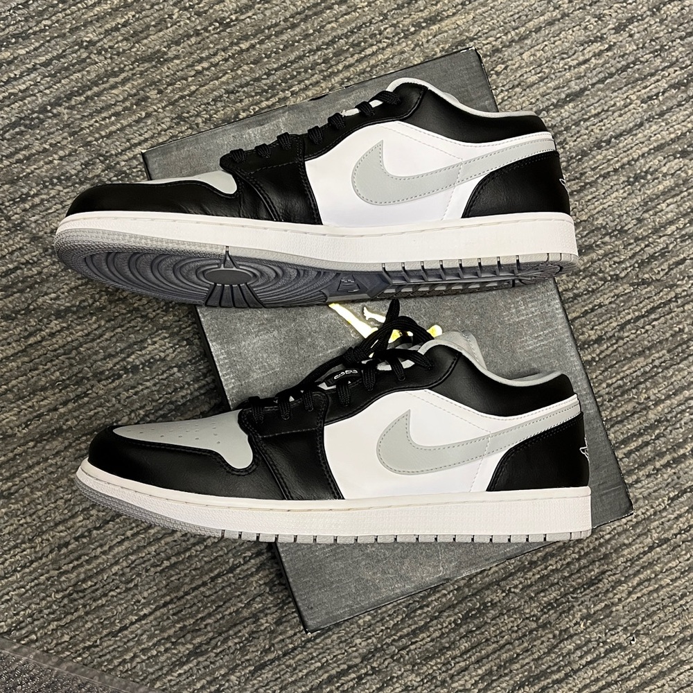 Nike Air Jordan 1 Low Black and Smoke Gray. “Shadow” - Picture 2 of 10